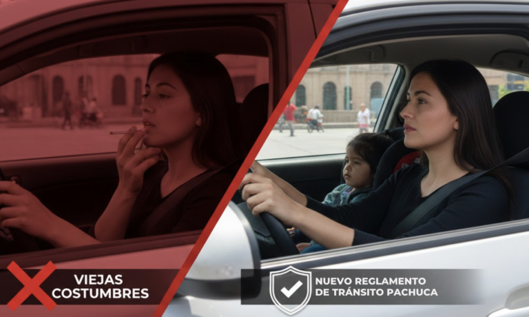 Jorge Reyes endurecerá el Reglamento de Tránsito en Pachuca: multas por fumar o maquillarse